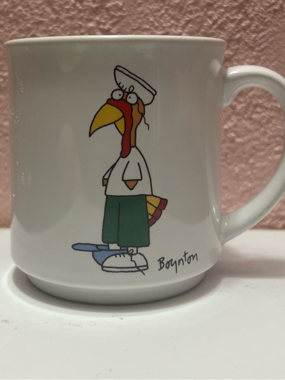 Boynton Turkey Coffee Mug Don't Worry Everything Under Control Upside Down Cup